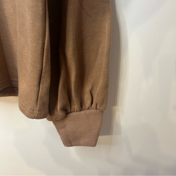 Fixmatti Brown Colorblock 2-Piece Sweatsuit Set, Size XL, Sweatshirt & Joggers - Picture 7 of 16